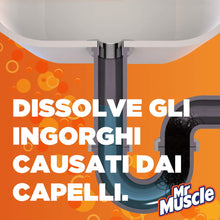 Carica l&#39;immagine nel visualizzatore di Gallery, Mr Muscle Idraulico Gel, Disgorgante per Tubi e Scarichi, 1000 ml
