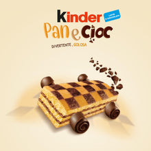 Carica l&#39;immagine nel visualizzatore di Gallery, Kinder Pan e Cioc - 10 Merendine di Pan di Spagna con Croccanti Scaglie di Cioccolato, Ottime a Colazione e Merenda, Confezione da 290 Grammi
