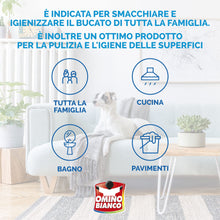 Carica l&#39;immagine nel visualizzatore di Gallery, Omino Bianco - Candeggina Delicata, Tecnologia Anti Odor, Azione Igienizzante e Smacchiante, Essenza Muschio Bianco, 1500 ml
