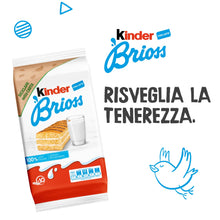 Carica l&#39;immagine nel visualizzatore di Gallery, Kinder Brioss - 10 Merendine di Pan di Spagna, Lievitate Naturalmente, con Farcitura al Latte 100% Italiano, Ottime a Colazione e Merenda, Confezione da 270 Grammi
