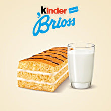Carica l&#39;immagine nel visualizzatore di Gallery, Kinder Brioss - 10 Merendine di Pan di Spagna, Lievitate Naturalmente, con Farcitura al Latte 100% Italiano, Ottime a Colazione e Merenda, Confezione da 270 Grammi
