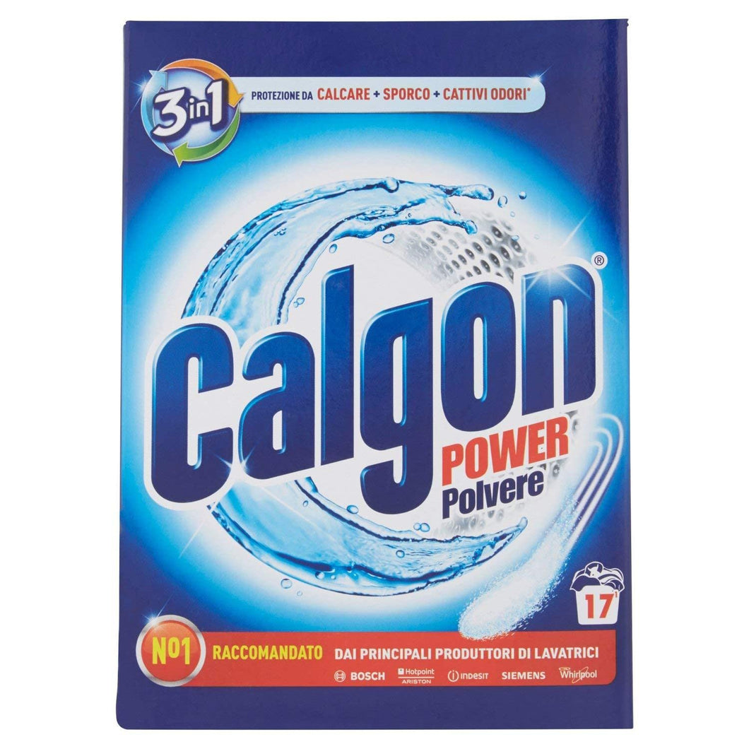 Calgon Polvere Anticalcare Lavatrice 2 in 1, 1 Confezione da 850 g di Anticalcare per Lavatrici, 17 Lavaggi, Additivo Lavatrice per una protezione da Calcare e Sporco
