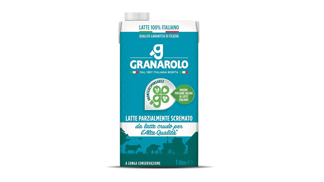 Granarolo Latte Uht Parzialmente Scremato, 1L x 12