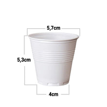 Carica l&#39;immagine nel visualizzatore di Gallery, G.M. DISTRIBUZIONE 1000 Pezzi Bicchieri da Caffè in Plastica Bianchi da 80cc, Riciclabili, Super Rigidi e Resistenti al Calore, Usa e Getta, Ideale per Casa, Ufficio, Asporto Bevande Calde.
