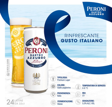 Carica l&#39;immagine nel visualizzatore di Gallery, , Cassa Birra Con 24 Lattine Di Birra Da 33 Cl, Birra Premium Lager a Bassa Ferm
