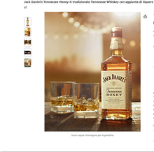 Carica l&#39;immagine nel visualizzatore di Gallery, JACK DANIEL&#39;S Honey Liqueur 35% Vol. 0,7L AL MIELE 1 BOTTIGLIA
