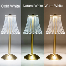 Carica l&#39;immagine nel visualizzatore di Gallery, Lampada Da Tavolo a Batteria a LED, Senza Fili, Lampada Da Tavolo Con Batteria,
