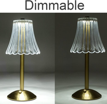 Carica l&#39;immagine nel visualizzatore di Gallery, Lampada Da Tavolo a Batteria a LED, Senza Fili, Lampada Da Tavolo Con Batteria,
