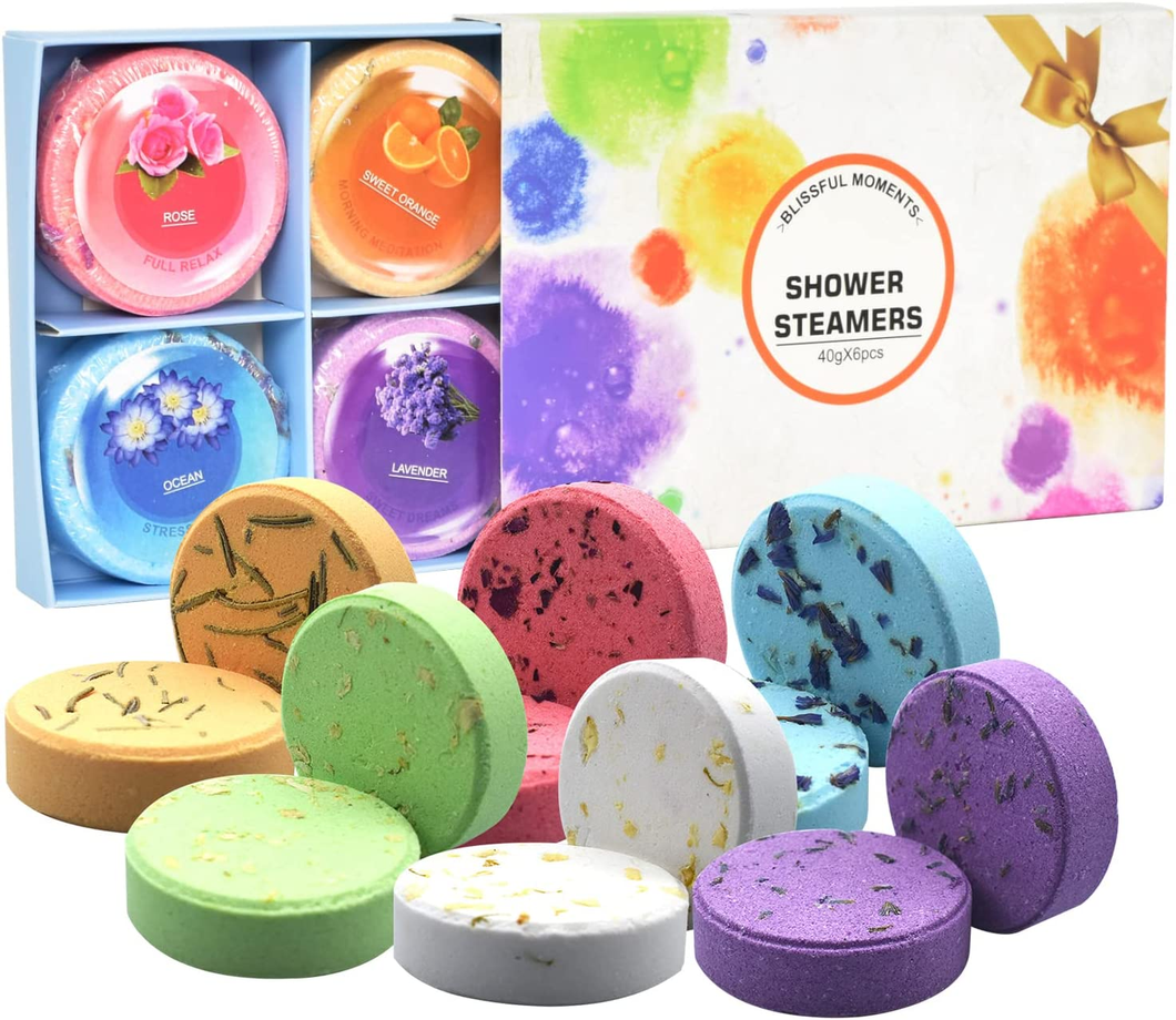Bombe Da Bagno, 6 Aromaterapia Doccia a Vapore, Profumi