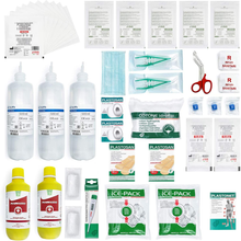 Carica l&#39;immagine nel visualizzatore di Gallery, KIT DI REINTEGRO COMPLETO DI CARTELLO PRIMO SOCCORSO Ricambio per Cassetta Medic
