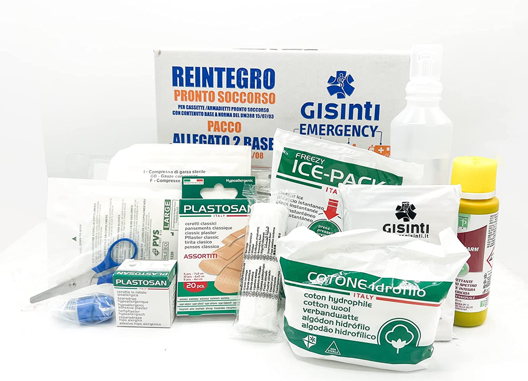 Reintegro Cassette Pronto Soccorso All.2 per Aziende Sotto 3 Dipendenti -Pacco R