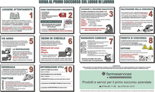 Carica l&#39;immagine nel visualizzatore di Gallery, KIT REINTEGRO Pronto Soccorso Pacchetto Di Medicazione COMPLETO DI CARTELLO PRIM
