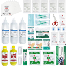 Carica l&#39;immagine nel visualizzatore di Gallery, FARMA4 Cassetta Medica Primo Pronto Soccorso COMPLETA DI MISURATORE DI PRESSIONE
