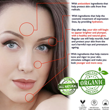 Carica l&#39;immagine nel visualizzatore di Gallery, 60Ml. Bio Siero Con Acido Ialuronico Puro a 3 Pesi Molecolari+Vitamina C -Noti A
