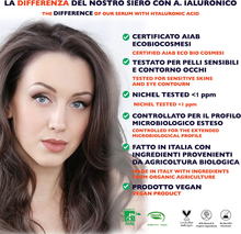 Carica l&#39;immagine nel visualizzatore di Gallery, 60Ml. Bio Siero Con Acido Ialuronico Puro a 3 Pesi Molecolari+Vitamina C -Noti A
