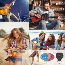 Carica l&#39;immagine nel visualizzatore di Gallery, Capotasto Chitarra Con 6 Plettri per Chitarra 0,46/0,71/0,96 Mm, Professional Ca
