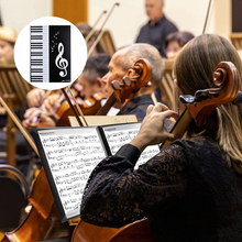 Carica l&#39;immagine nel visualizzatore di Gallery, Cartellina per Spartiti, 6 Pagine Musica Cartella A4 Impermeabile Pieghevole Scr
