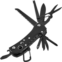 Carica l&#39;immagine nel visualizzatore di Gallery, - Coltello Multiuso Tascabile 15 in 1 in Acciaio Inossidabile, Con Blocco Di Sic
