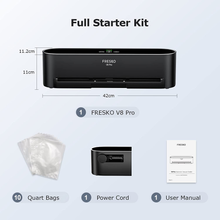 Carica l&#39;immagine nel visualizzatore di Gallery, Macchina Sottovuoto Alimenti Automatica, Sottovuoto per Alimenti Automatica Con
