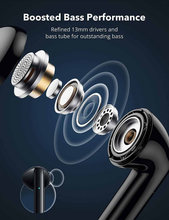 Carica l&#39;immagine nel visualizzatore di Gallery, Cuffie Bluetooth, Auricolari Bluetooth 5.0 Con Stereo Hifi Microfono, Cuffie Wir
