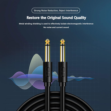 Carica l&#39;immagine nel visualizzatore di Gallery, Cavo Audio Jack Professionale 3M,Cavo Chitarra Elettrica Cavo Jack 6,35Mm Maschi
