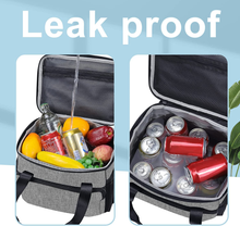 Carica l&#39;immagine nel visualizzatore di Gallery, Borsa Frigo Pranzo, Isolato Lunch Cooler Bag Pranzo Al Sacco, Grande Thermal Pra
