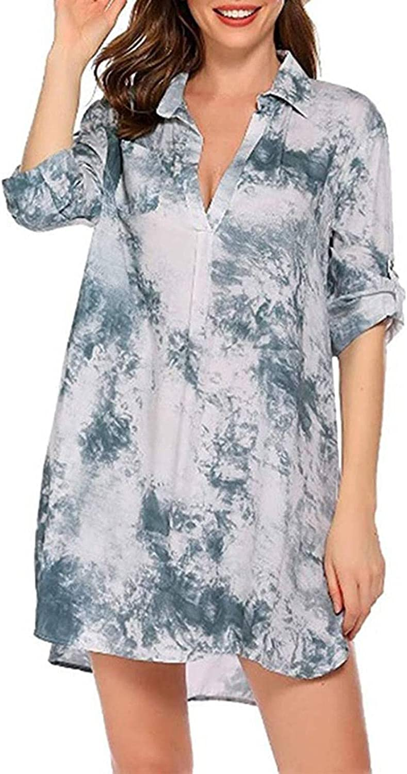 Abito Da Spiaggia Donna Copricostume Donna Mare Copri Bikini Donna Camicia Abito