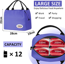 Carica l&#39;immagine nel visualizzatore di Gallery, Borsa Frigo Portatile Borraccia Termica Contenitori per Alimenti, Grande Donna B
