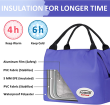Carica l&#39;immagine nel visualizzatore di Gallery, Borsa Frigo Portatile Borraccia Termica Contenitori per Alimenti, Grande Donna B
