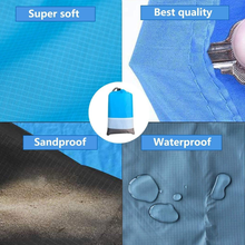 Carica l&#39;immagine nel visualizzatore di Gallery, Coperta Da Spiaggia, Coperta Picnic Impermeabile Con 4 Picchetti, 200X210Cm Tend
