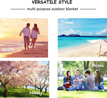Carica l&#39;immagine nel visualizzatore di Gallery, Coperta Da Spiaggia, Coperta Picnic Impermeabile Con 4 Picchetti, 200X210Cm Tend
