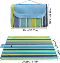 Carica l'immagine nel visualizzatore di Gallery, Telo Picnic Impermeabile 200×145 Cm Pieghevole Coperta Picnic Impermeabile per C
