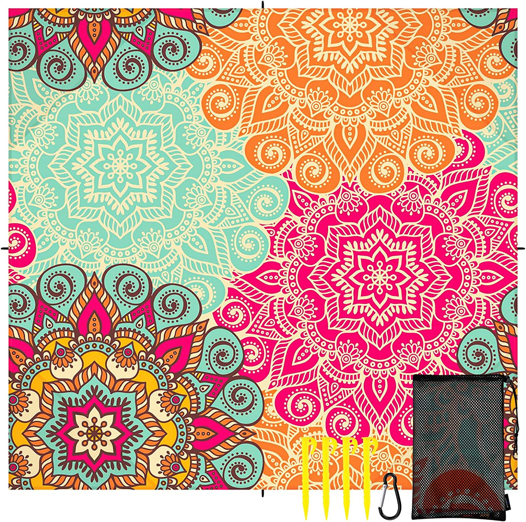 Coperta Da Spiaggia Extra Large, Tappetino Da Spiaggia Impermeabile Antisabbia,