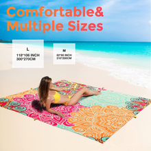 Carica l&#39;immagine nel visualizzatore di Gallery, Coperta Da Spiaggia Extra Large, Tappetino Da Spiaggia Impermeabile Antisabbia,
