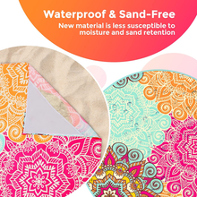 Carica l&#39;immagine nel visualizzatore di Gallery, Coperta Da Spiaggia Extra Large, Tappetino Da Spiaggia Impermeabile Antisabbia,
