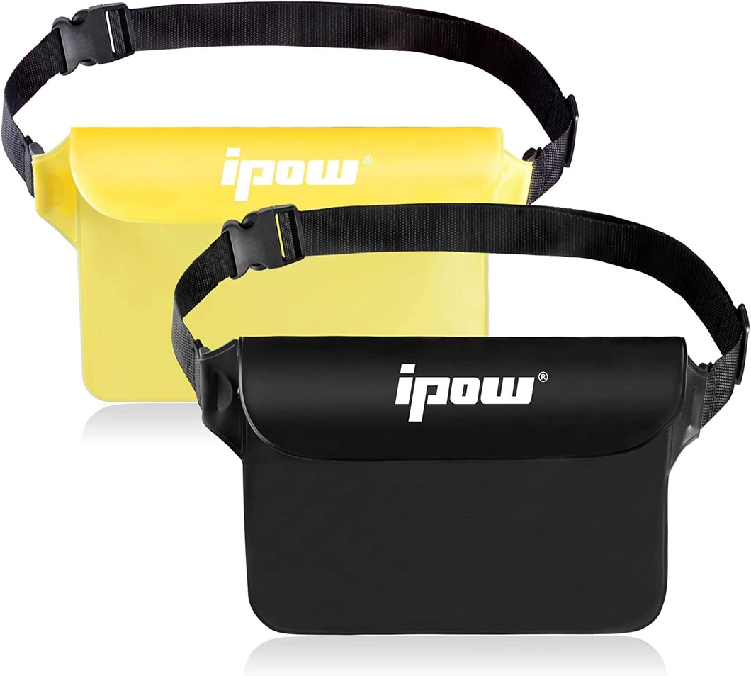 2 PZ Borsa Impermeabile Marsupio Impermeabile Mare Universale Chiusura a 3 Zip S