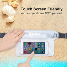 Carica l&#39;immagine nel visualizzatore di Gallery, 2 PZ Borsa Impermeabile Marsupio Impermeabile Mare Universale Chiusura a 3 Zip S
