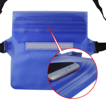 Carica l&#39;immagine nel visualizzatore di Gallery, 2 PZ Borsa Impermeabile Marsupio Impermeabile Mare Universale Chiusura a 3 Zip S
