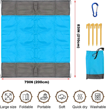 Carica l&#39;immagine nel visualizzatore di Gallery, Coperta Da Spiaggia 200X210Cm Stuoia Spiaggia Impermeabile,Coperta Picnic Senza
