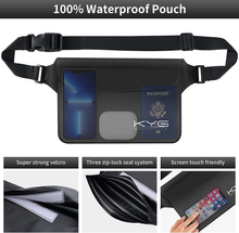 Carica l&#39;immagine nel visualizzatore di Gallery, Borsa Impermeabile a Tracolla Regolabile Dry Bag 5L/10L/20L Kit 3 in 1 Marsupio
