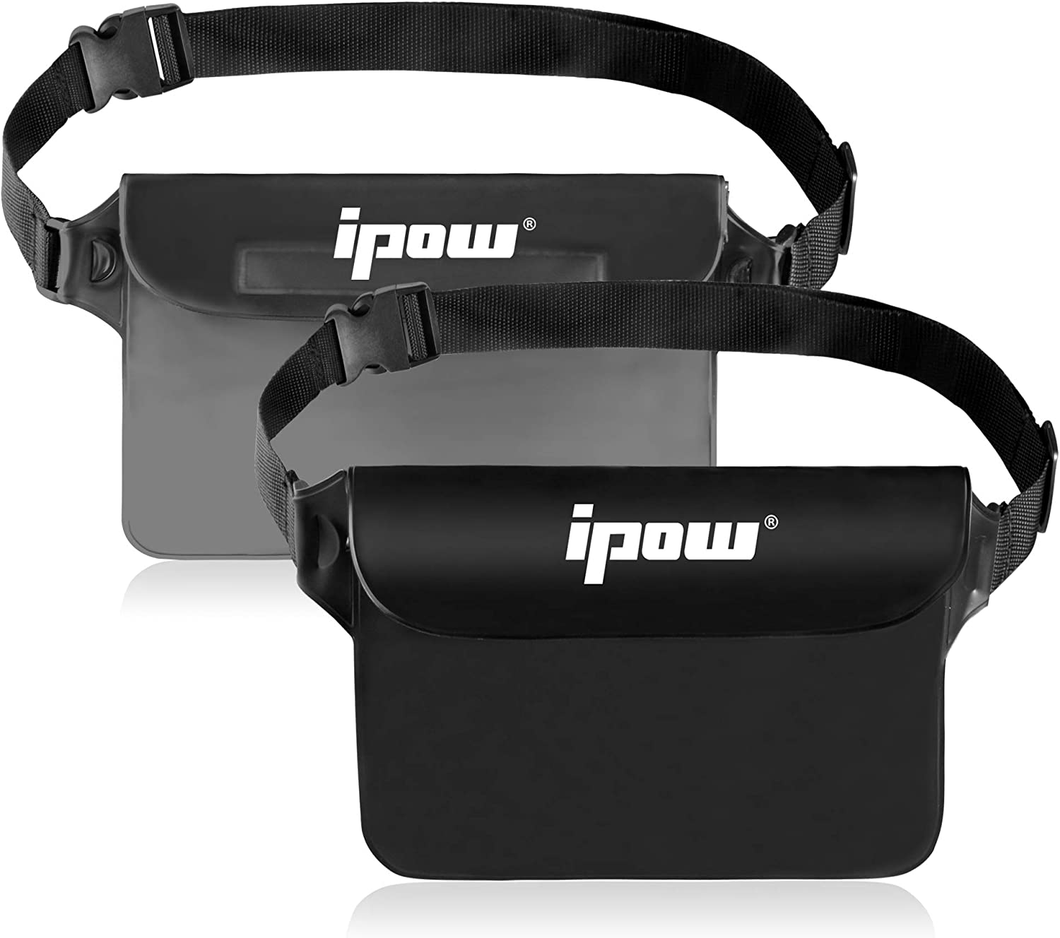 2 PZ Borsa Impermeabile Marsupio Impermeabile Mare Universale Chiusura a 3 Zip S