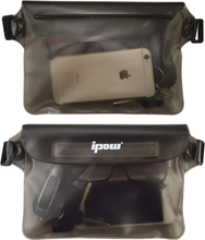 Carica l&#39;immagine nel visualizzatore di Gallery, 2 PZ Borsa Impermeabile Marsupio Impermeabile Mare Universale Chiusura a 3 Zip S
