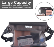 Carica l&#39;immagine nel visualizzatore di Gallery, 2 PZ Borsa Impermeabile Marsupio Impermeabile Mare Universale Chiusura a 3 Zip S
