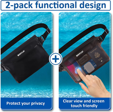 Carica l&#39;immagine nel visualizzatore di Gallery, 2 Pezzi Borsa Impermeabile Mare Accessori, Custodia Impermeabile, Marsupio Imper
