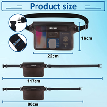 Carica l&#39;immagine nel visualizzatore di Gallery, 2 Pezzi Borsa Impermeabile Mare Accessori, Custodia Impermeabile, Marsupio Imper
