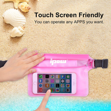 Carica l&#39;immagine nel visualizzatore di Gallery, 2 PZ Borsa Impermeabile Marsupio Impermeabile Mare Universale Chiusura a 3 Zip S
