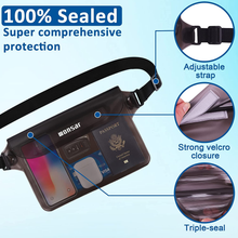 Carica l&#39;immagine nel visualizzatore di Gallery, 2 Pezzi Borsa Impermeabile Mare Accessori, Custodia Impermeabile, Marsupio Imper
