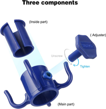 Carica l&#39;immagine nel visualizzatore di Gallery, Ombrello Da Spiaggia Gancio Appeso, 2 Pezzi 4 Poli Plastica Gancio Ombrello Appe
