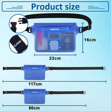 Carica l&#39;immagine nel visualizzatore di Gallery, 2 Pezzi Borsa Impermeabile Mare Accessori, Custodia Impermeabile, Marsupio Imper
