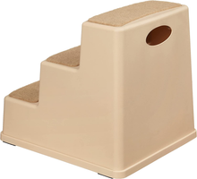 Carica l&#39;immagine nel visualizzatore di Gallery, Scala a Tre Gradini per Animali Domestici, Antiscivolo, per Cani E Gatti, Marron
